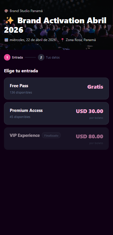 Compra ticket